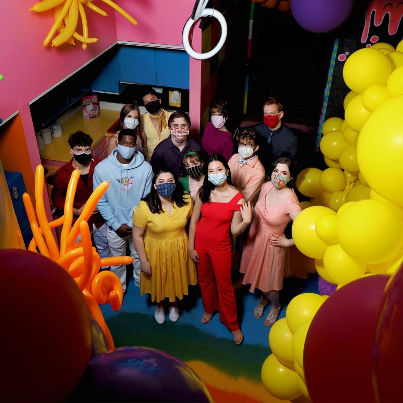 a group of colorful balloons