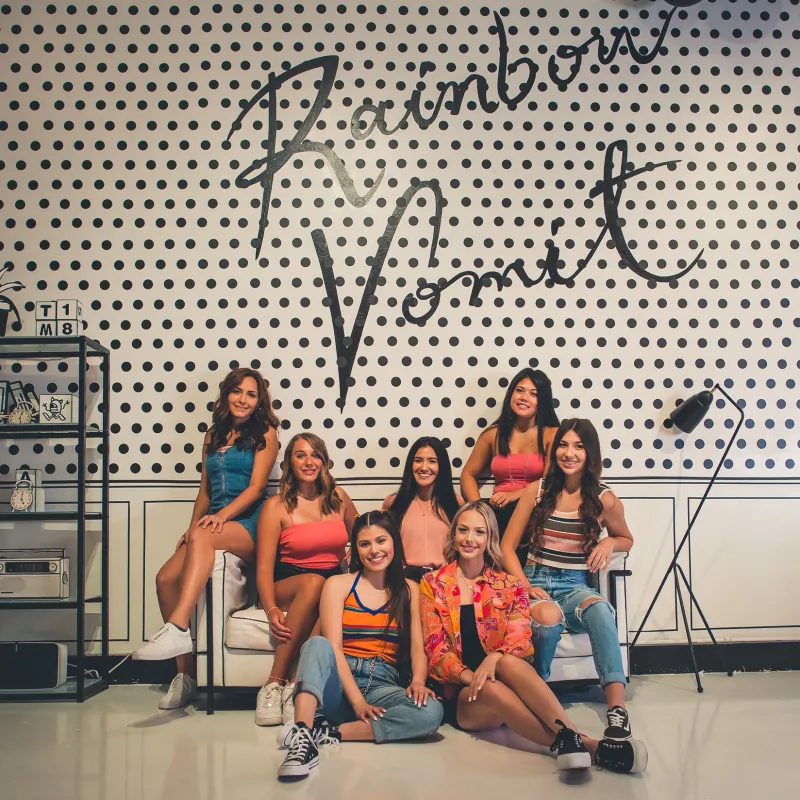 Maria et al. posing for the camera