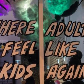 a close up of a sign